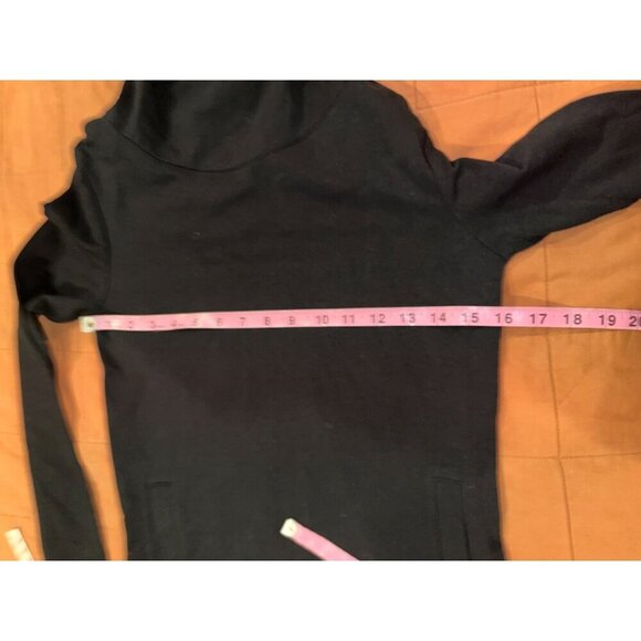 NORMA KAMALI Slim Fit Turtleneck Dress in Black WOmens size Small - Picture 6 of 10